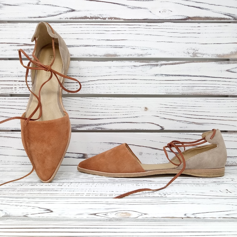 Anthropologie Gee WaWa Adelle Leather Flats